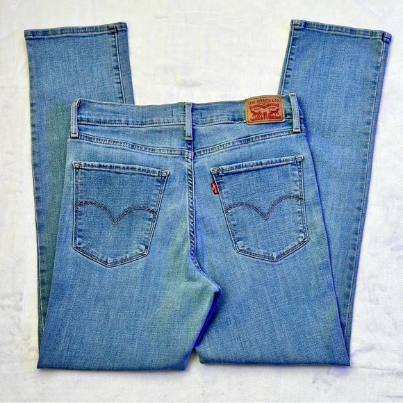 Levi’s 724 High Rise Straight Jeans Light Wash Size W30 L30 - Picture 3 of 10